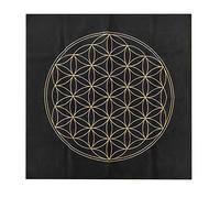 Fortune Astrology - Tapete de terciopelo para cartas, juego de mesa, tarot, mantel especial, flor de la vida, tela de altar de adivinación, manteles desechables para fiestas