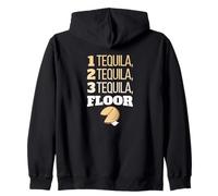 Fortune Cookie Hilarante Tequila Diciendo Pun Foodie Sudadera con Capucha
