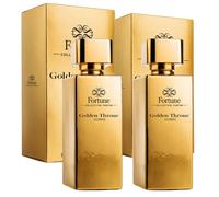 FORTUNE Golden Throne - Eau de Parfum para Hombre 100ml (Set de 2 ud)|Aroma intenso y Elegante