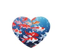 Fortune Koi - Ambientadores para coche, 4 unidades, en forma de corazón, para colgar, aromaterapia, ambientadores perfumados para dormitorio y baño