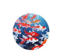Fortune Koi - Ambientadores para coche, 6 unidades, forma redonda, para colgar, aromaterapia, ambientadores perfumados para dormitorio y baño
