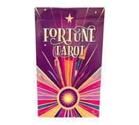Fortune Tarot Deck with 22 Major Arcana Cards, Mystical Illustrations, Spiritual Symbolism