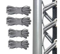 FortuneGlobe 4 Piezas Cuerda de Repuesto Elasticos,Sillón de jardín al Aire Libre,Sillón jardín Exterior,Silla Larga (Gris)