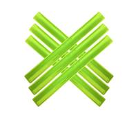 FortuneGlobe - Brazalete reflectante, 6 unidades, reflectante, para niños, para bicicletas, seguras, pantalones, reflectantes, reflectantes, reflectantes, reflectantes, para caminos, etc