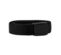 FortuneGlobe Cinturón de seguridad de viaje con bolsillo oculto Antivol, Cinturón de cartera para hombre de nailon duradero, ajustable de 66 a 107 cm para viajes y actividades al aire libre, Negro