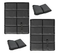 FortuneGlobe Cojín Plegable Al Aire Libre 2pcs,Plegable Almohadilla Cojines Asiento,con 2 Bolsas de Almacenamiento,para Exteriores, Camping, Picnic, Senderismo