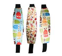 FortuneGlobe Support De Tête Pour Siège Enfant Voiture 3pcs,Siège Auto Bébé Support De Tête Sommeil Voiture Sommeil Enfant Convient Aux Nourrissons Aux Nourrissons