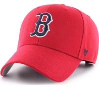 Forty Seven 47 Brand Boston Red Sox Red MVP Curved Visor Velcroback Cap