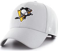 Forty Seven 47 Brand Pittsburgh Penguins Gris MVP Curved Visor Velcroback Cap