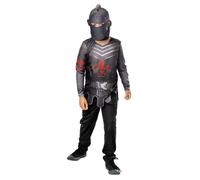 Bristol Novelty Disfraz de caballero negro para niño, de 5 a 6 años Halloween