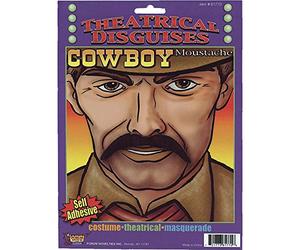 Forum Novelties 62755F Negro Bigote - Cowboy