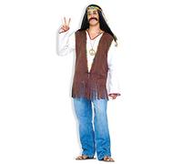 Forum Novelties Hippie Costume Vest - Male One Size Fits Most