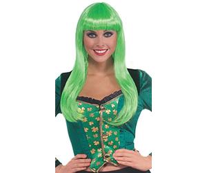 Forum Novelties Inc F67459 Arte Artesanias y Costura Verde irland-s de la muchacha de la peluca