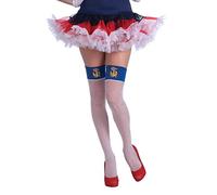 Forum Novelties Lady In The Navy Nautical Fishnet Costume Thigh Highs One Size