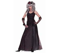 Forum Novelties Men's Zombie Prom Queen Costume, Black/Red, Standard