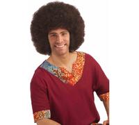 Forum Novelties Rubie's Peluca de disfraz afro de lujo para adulto, color marrn