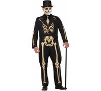 Forum Novelties Skeleton Suit Formal Attire Adult Costume XL Multicolor