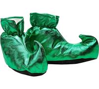 Forum Novelties, Zapatillas de gamuza de Deluxe disfraz Elfo Mujer, color Dorado, talla Unica