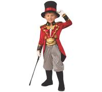 Bristol Novelty 700951L000 Disfraz de presentador de circo para niños, unisex, multicolor, talla L, de 7 a 8 años Halloween, Carnaval