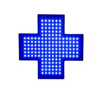 FORVE Medical Cross LED Dispensary Sign, Green Indoor Display Business Wall Decor Accessories, Hanging, 3 Work Mode, Energy Saving, Apply To Wall Window Shop Office Storefronts