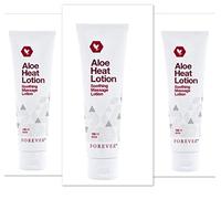 Forver Living FLP Aloe Vera Heat Lotion - Loción de masaje (3 unidades)