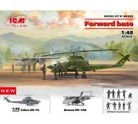 Forward Base ( Cobra AH-1G + BRONCO OV-10A Con US Pilots) 1:48 Icm