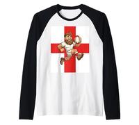 Forward Fun England Rugby Hero Camiseta Manga Raglan