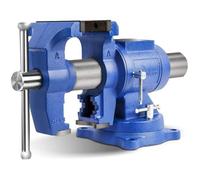 Forward HY-DT100-4IN - Tornillo de banco resistente con base giratoria de 360 grados y cabeza con yunque (4 pulgadas)