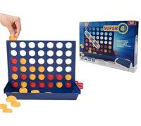 Forza 4 Juego en caja versión grande Haz Cuatro Línea Quattro Connect Juego de mesa Fuerza Cuatro Super 4 Juego Sociedad Estrategia Juegos Clásicos para Familias Adecuado para Niños y Adultos