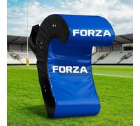 FORZA Almohadillas de rugby Ruck & Roll | Almohadillas de entrenamiento de contacto en forma de C para ejercicios de abordaje, rucking y avería | Tamaños junior y senior (azul, senior)