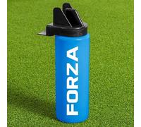 FORZA Botellas de agua de higiene de equipo de 1 litro, botellas de agua deportivas sin BPA con boquilla sin contacto, ideal para equipos deportivos (azul, paquete de 1)