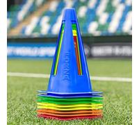 FORZA Conos Flexibles [Paquete de 10] | Conos de Entrenamiento ultrarresistentes para Mejorar y diversificar Las sesiones de Entrenamiento en múltiples Deportes.