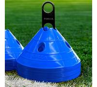 FORZA Conos Super Extragrandes para Entrenamientos de Fútbol (Variedad de Colores) (Azul Eléctrico)