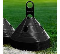 FORZA Conos Super Extragrandes para Entrenamientos de Fútbol (Variedad de Colores) (Negro)