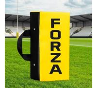 FORZA Contact & Push - Almohadilla de rugby - Escudo de entrenamiento de rugby con asas reforzadas, cubierta de PVC resistente a la intemperie y espuma de impacto [Junior o Senior] (amarillo, junior)