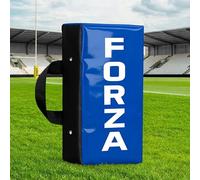 FORZA Contact & Push - Almohadilla de rugby - Escudo de entrenamiento de rugby con asas reforzadas, cubierta de PVC resistente a la intemperie y espuma de impacto [Junior o Senior] (azul, junior)