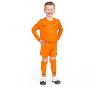 FORZA Equipación de fútbol de manga larga para niños - Conjunto transpirable y absorbente - Incluye camiseta, pantalones cortos y calcetines hasta la rodilla, 11-12 Years