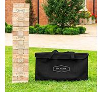 FORZA Harrier Juego Torre Gigante con Bloques de Pino - Torre 1,5m | Juego de Mesa Clásico (con Bolsa de Transporte)