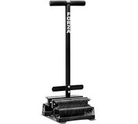 FORZA Herramienta compacta para raspar zapatos | Limpiador de calzado para exteriores y deportes | Kit raspador de botas | Cepillo para quitar barro (Negro, Con cepillos de repuesto)
