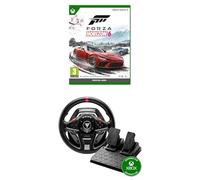 Forza Horizon 6 - Xbox Series X (Disc) plus Thrustmaster T128 - Volante Force Feedback, LEDs de Velocidad, Pedales Magnéticos T2PM - Xbox Series X|S, One & PC