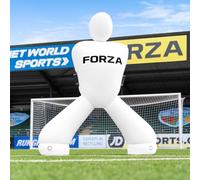 FORZA Maniquí Gigante de Portero de Hockey: muñeco de Entrenamiento Inflable para Ejercicios de Hockey sobre césped (con Bomba, Blanco, con Bolsa)