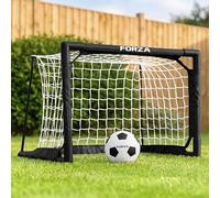 FORZA Mini Box - Juego de portería de fútbol, marco de PVC con bola de | Portería de 1.5 pies x 1 pies, diseño portátil ligero, red de poliéster, bola de espuma incluida, uso en interiores y jardín