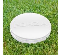 FORZA Mini Conos Planos para Entrenamientos - Variedad de Colores Vivos (Paquete de 20) (Blanco)