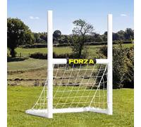 FORZA Mini portería de fútbol y rugby 3v3 - Portería de jardín multideportiva con marco de uPVC, red resistente a la intemperie y fácil montaje, portería de entrenamiento portátil para atletas junior