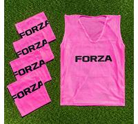 FORZA Petos de Entrenamiento | Paquete de 15 (Rosa Adulto P/M)