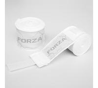 FORZA Vendas de Boxeo | Vendas duraderas de Estilo Mexicano para Deportes de Combate - Cierre de Velcro Seguro - Múltiples tamaños para Boxeo, Muay Thai, MMA y más (Blanco, 3,5m)