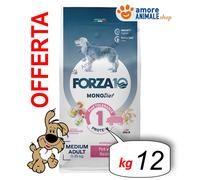 Forza10 Dog Monodiet Cerdo Adulto Talla M 12 kg Seco para Perro Perros