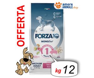 Forza10 Dog Monodiet Cerdo Adulto Talla M 12 kg Seco para Perro Perros