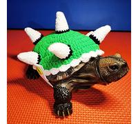 FORZENA Suéter para tortuga, suéter de punto de invierno, cálido, hecho a mano, accesorio de ropa para Halloween, fiesta, cosplay, sesión de fotos para mascotas Tortuga (XL, dinosaurio C)