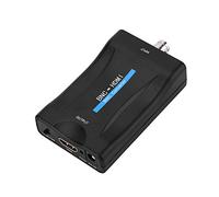 Fosa BNC a HDMI Video Converter, 1080P/720P BNC a HDMI Adaptador HD compatible con HDCP HDMI1.3 vigilancia Monitor